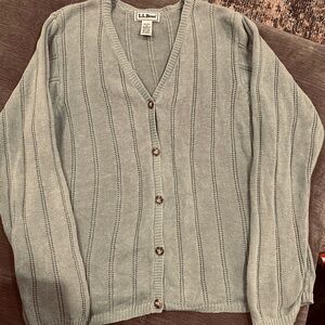 L.L. Bean Women's Cardigan in Light Sage